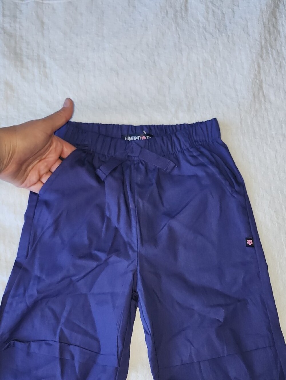Limited Too Girls Sporty 2-Piece Set Pink Crop Top Purple Pants Size 4 - Picture 10 of 14